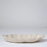 RUFFLE RECTANGLE PLATTER XL in Chalk White from Marmoset Found