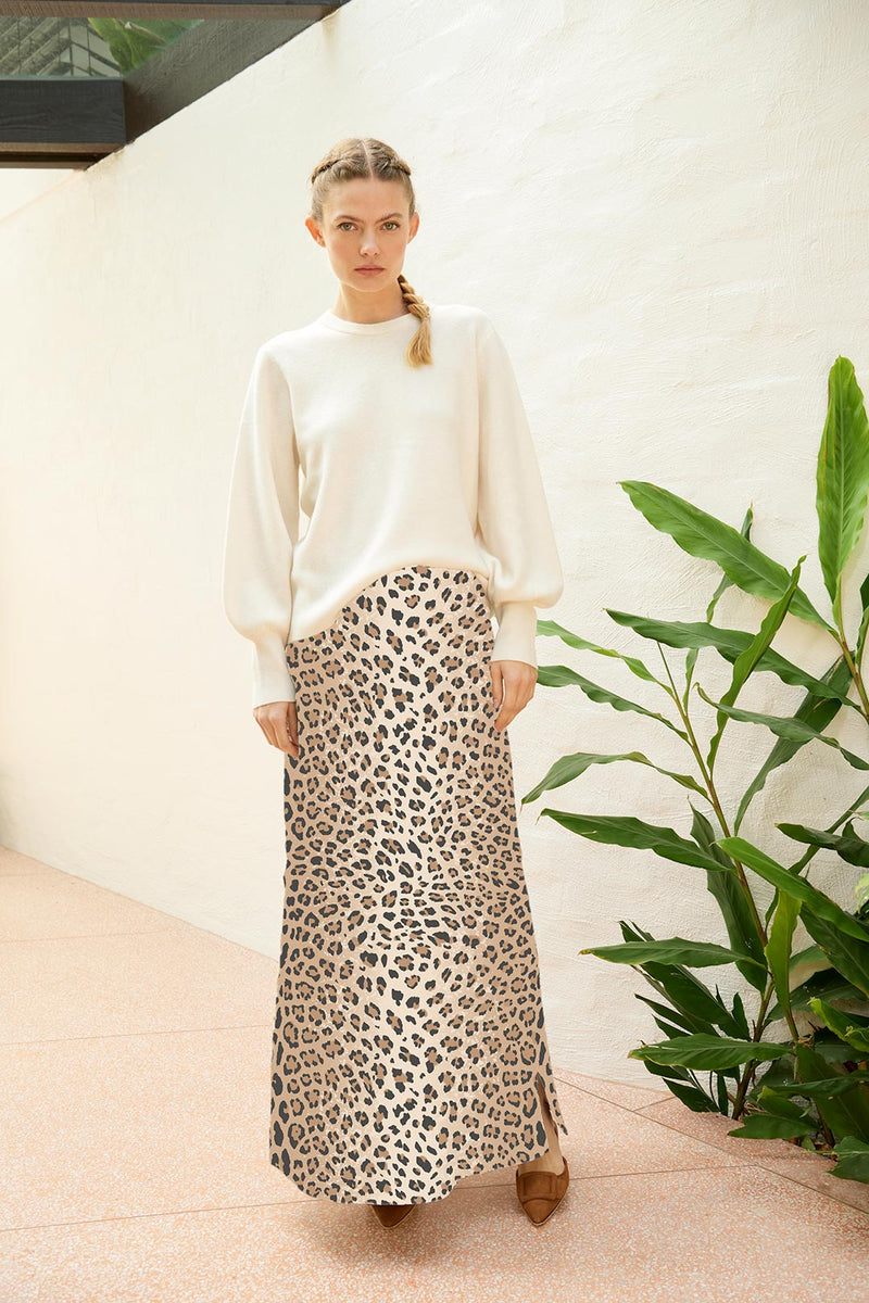 SYLVIE LEOPARD SKIRT from The Dreamer Label