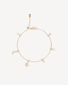 By Charlotte CELESTIAL SKIES CHARM BRACELET in 18k Gold Vermeil