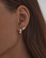 By Charlotte Dream Lover Heart Stud Earrings in 18K Gold Vermeil