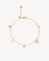 By Charlotte Forever Yours Charm Bracelet 18K Gold Vermeil