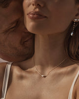 By Charlotte Love in Stillness Pearl Necklace 18K Gold Vermeil