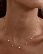 By Charlotte MOONLIGHT BLOOM PEARL CHOKER in 18k Gold Vermeil
