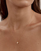 By Charlotte UNDER THE MOONLIGHT PEARL NECKLACE in 18k Gold Vermeil
