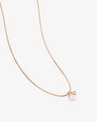 By Charlotte UNDER THE MOONLIGHT PEARL NECKLACE in 18k Gold Vermeil