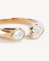 By Charlotte With Every Breath Ring 18K Gold Vermeil