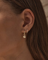 By Charlotte You Have My Heart Hoops in 18K Gold Vermeil