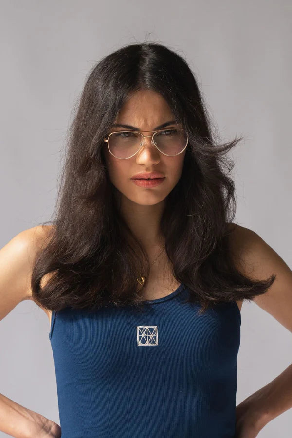 MIO TANK in Estate Blue by Araminta James