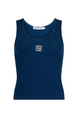 MIO TANK in Estate Blue by Araminta James