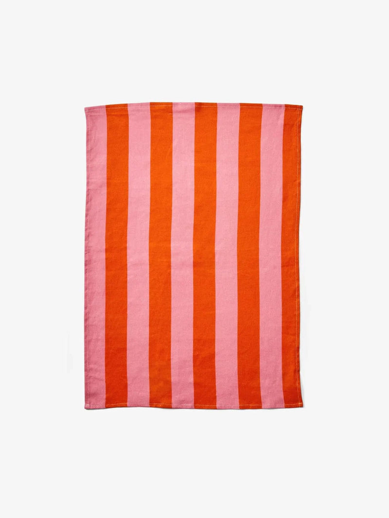 TEA TOWEL in Bold Stripe Sorbet from Bonnie and Neil