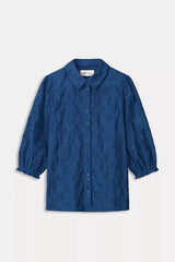 POM BLOUSE in Ink Blue from POM Amsterdam