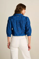 POM BLOUSE in Ink Blue from POM Amsterdam