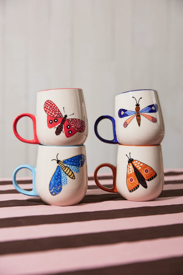 MOTH PARTY MUG | Blue