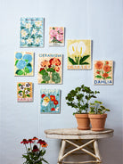MARKET WALL ART in Hydrangea by Jones & Co