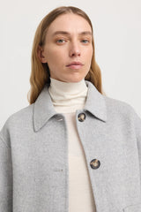 WOOL JACKETin Mid Grey by Toorallie