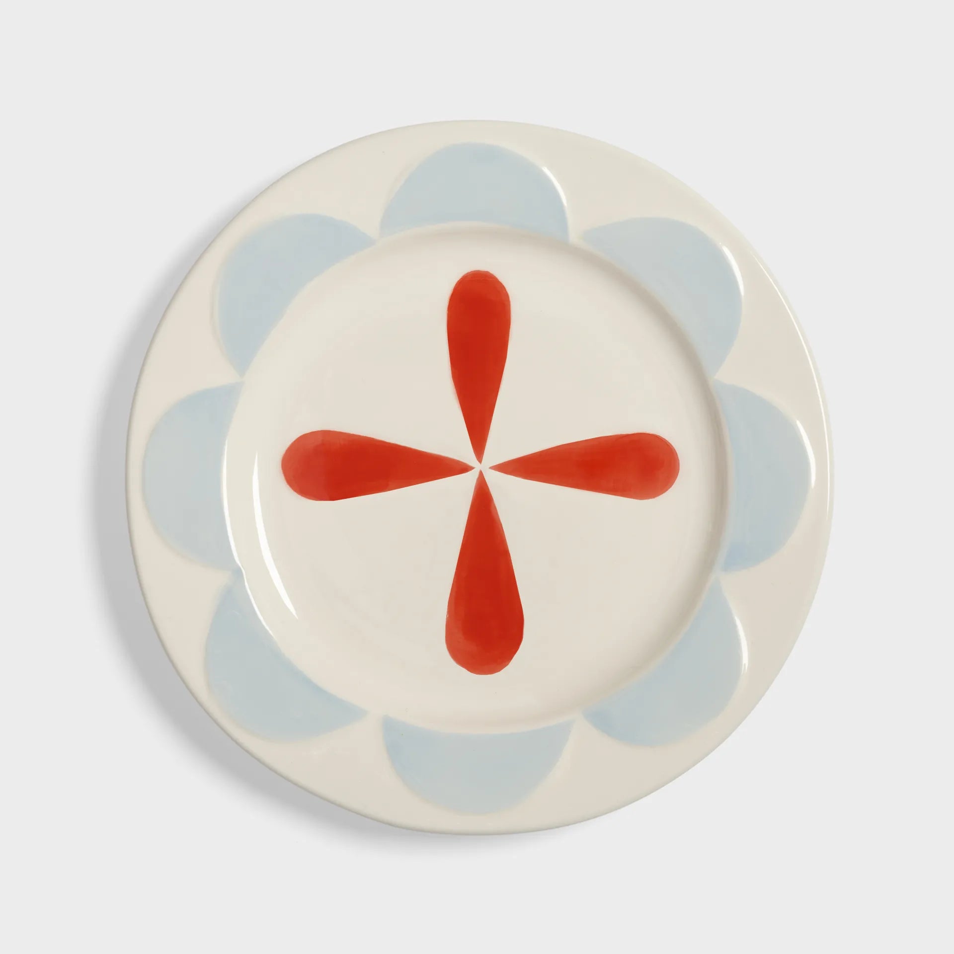 FOLK PLATE SMALL in Set of 4 by &Klevering