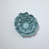 RUFFLE BOWL LARGE in Light Blue from Marmoset Found