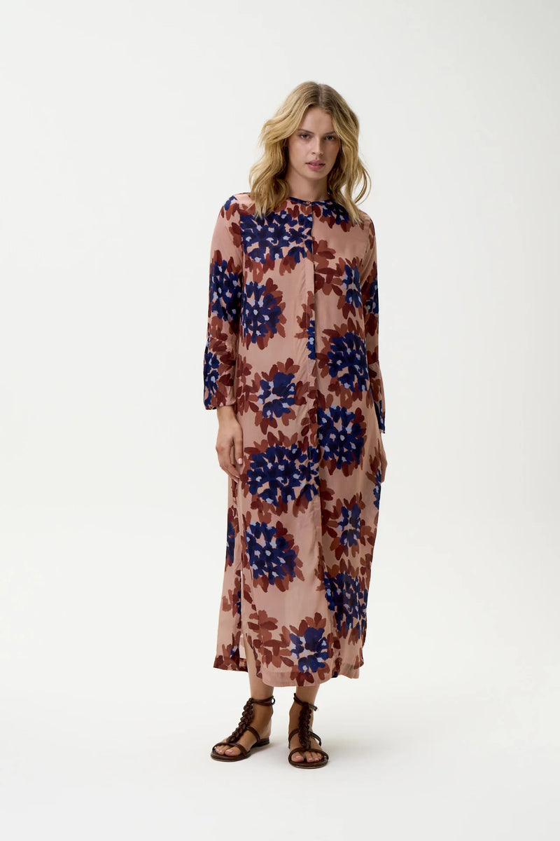INDIA DRESS in Menorca Indigo Viscose from Oneseason