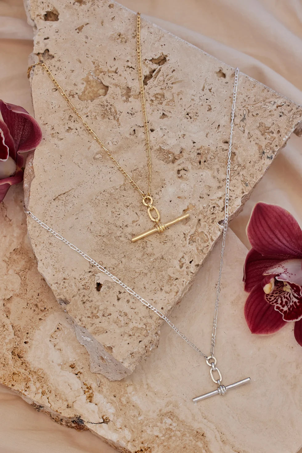 FOB NECKLACE in Gold by ToniMay