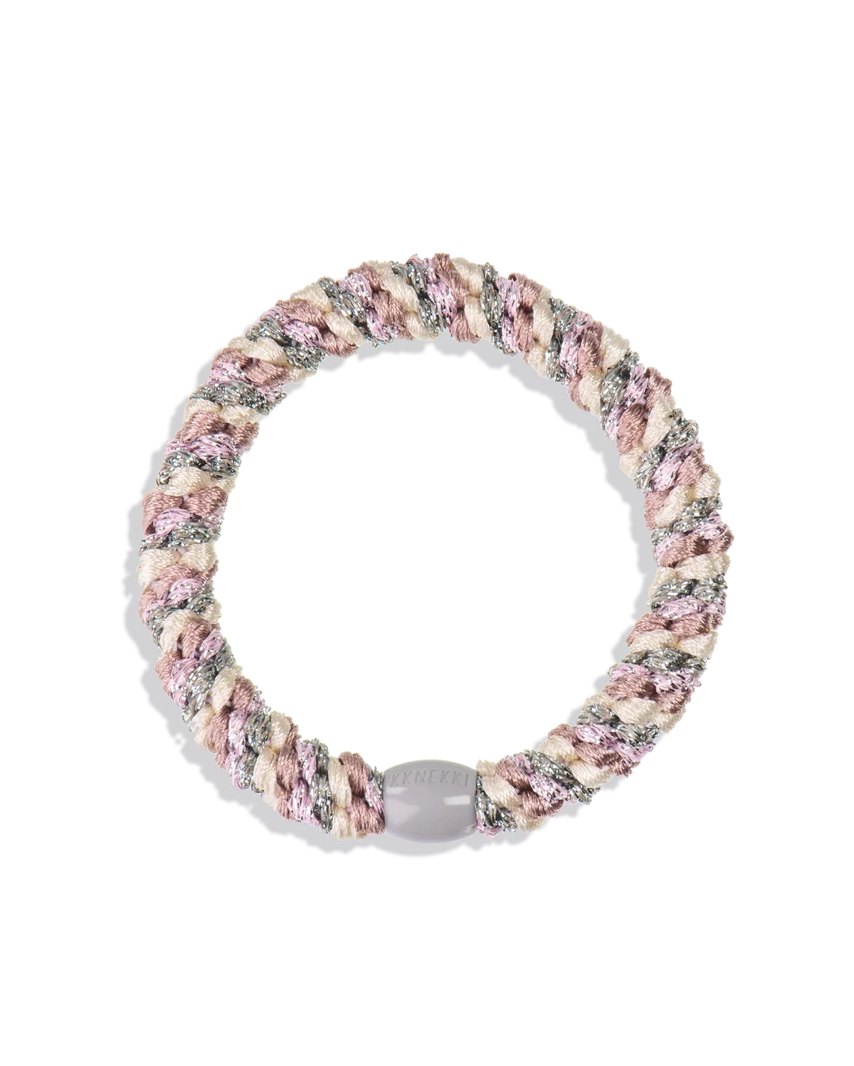 KKNEKKI ORIGINAL HAIR TIES in Mix Dusty Green Light Pink Glitter
