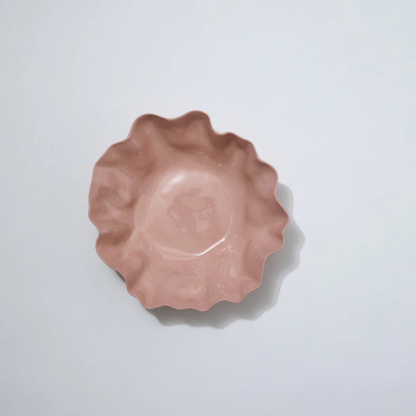RUFFLE BOWL LARGE in Icy Pink from Marmoset Found