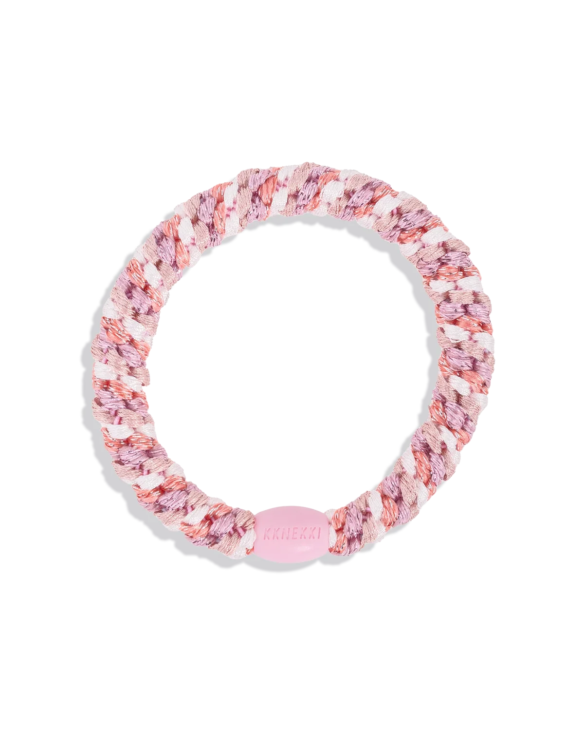 KKNEKKI ORIGINAL HAIR TIES in Mix Dusty Rose Pink Glitter by KKNEKKI