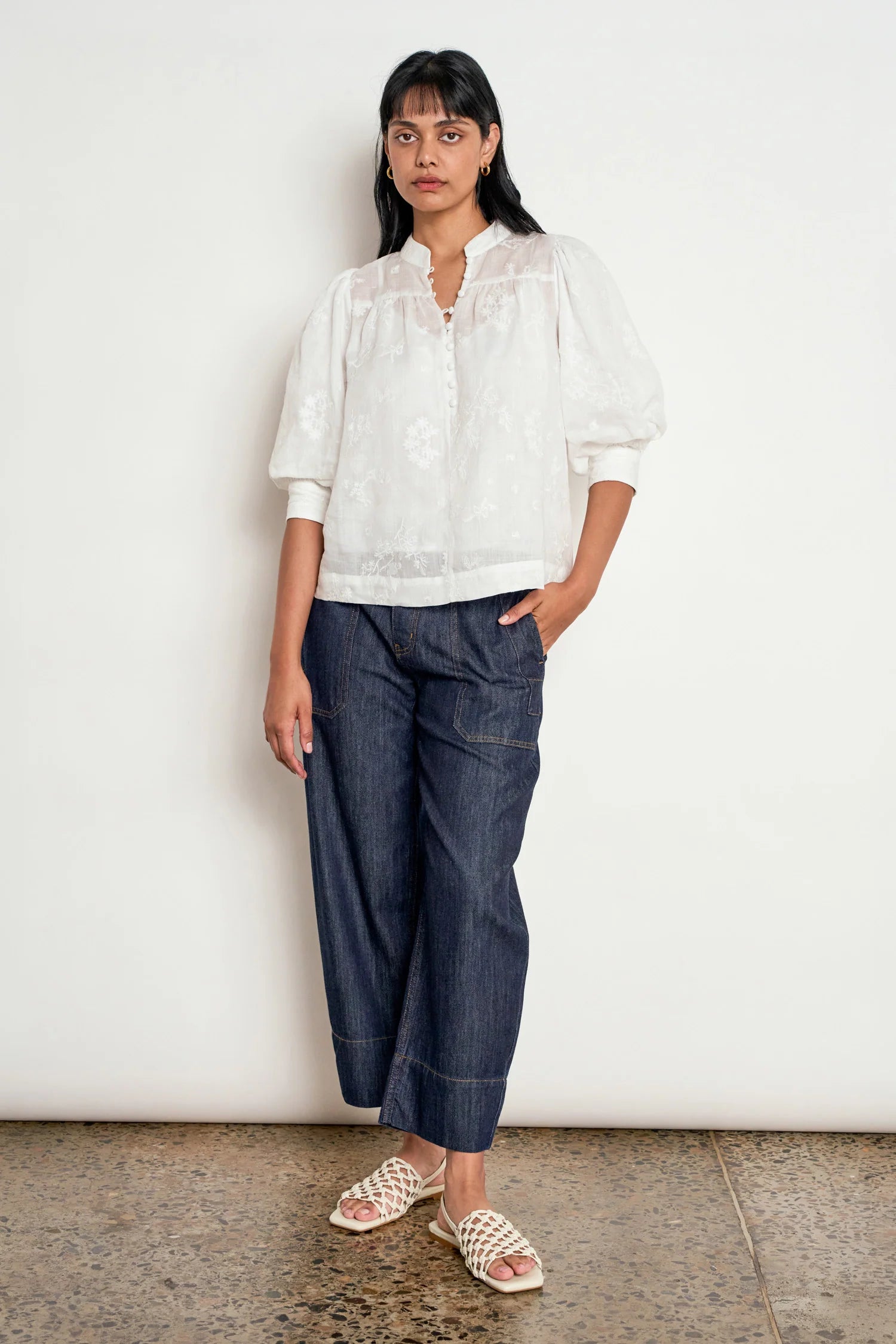 POISE TOP in Porcelain by Zoe Kratzmann