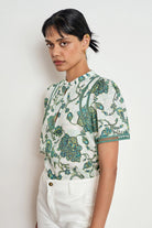 CHARM TOP in Garden Paisley by Zoe Kratzmann