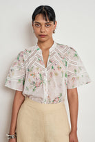 PULSE TOP in Painterly Bloom by Zoe Kratzmann