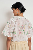 PULSE TOP in Painterly Bloom by Zoe Kratzmann