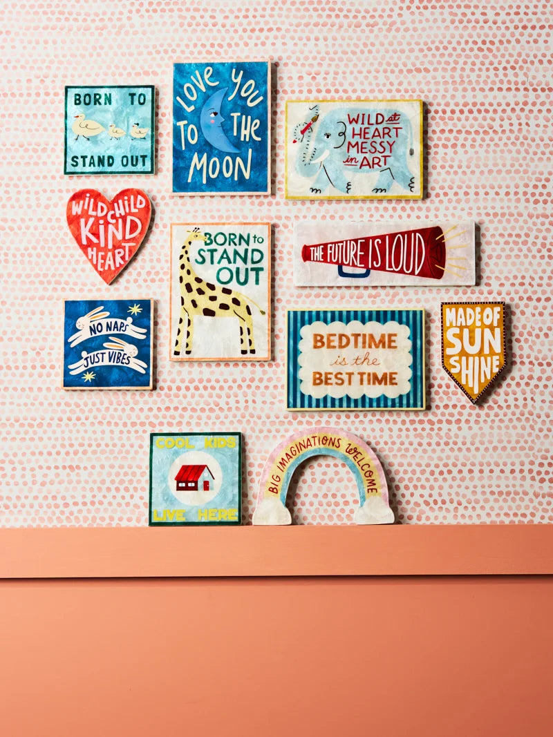 FUN HOUSE WALL TILE in Rainbow by Jones & Co