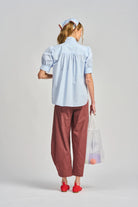 LA BARISTA SHIRT in Bluebell by Le Stripe