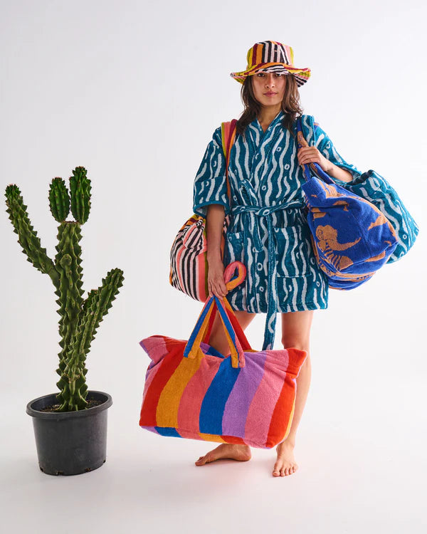TERRY OVERSIZED BEACH BAG in Surfs Up from the amazing range of Kip & Co products
