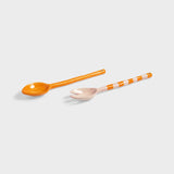 KLEVERING SALAD SERVER in Boavista Stripe by &Klevering the homeware designer