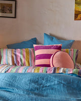 VELVET PEA CUSHION in Plum Jam from the amazing range of Kip & Co