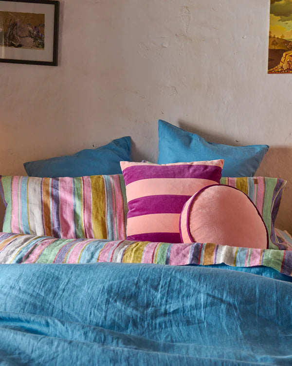 VELVET CUSHION in Plum Jam from the amazing range of Kip & Co