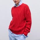 BLUEBELL JUMPER in Tulip Red by The New Society