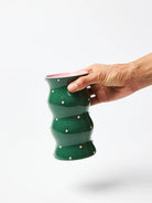 PALMA VASE | Green Pink Dotty - Darling & Domain