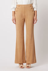 GETTY FAUX SUEDE PANT | Husk