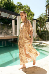 TAYLOR CHEETAH ANKLE DRESS from The Dreamer Label
