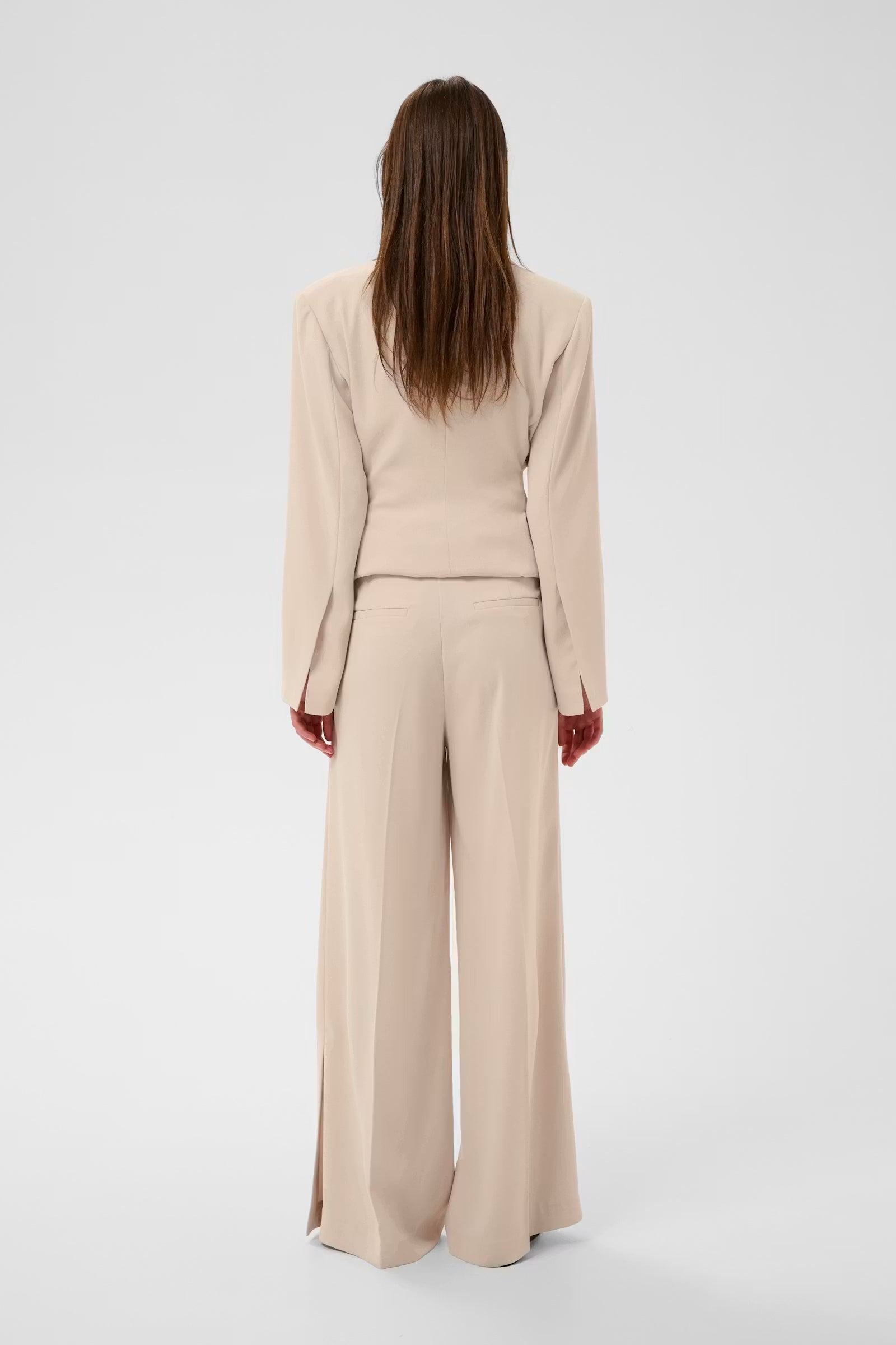 BREIZIW SLIT PANTS in Haze by Inwear