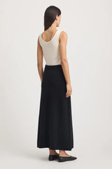 LAMBSWOOL SKIRT in Black by Toorallie