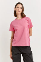 CLASSIC ORGANIC COTTON TEE in Flamingo by Toorallie at Darling & Domain