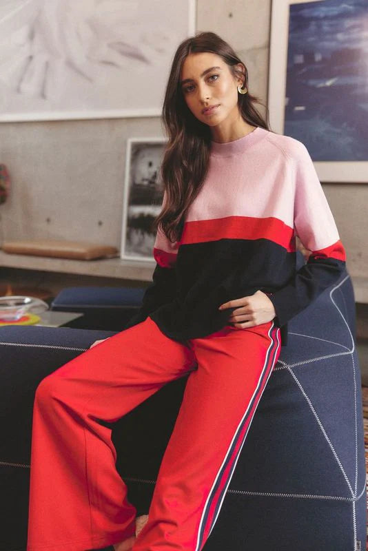 Alessandra RETREAT PANT in Red
