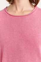 SHORT SLEEVE KNIT in Flamingo by Toorallie at Darling & Domain