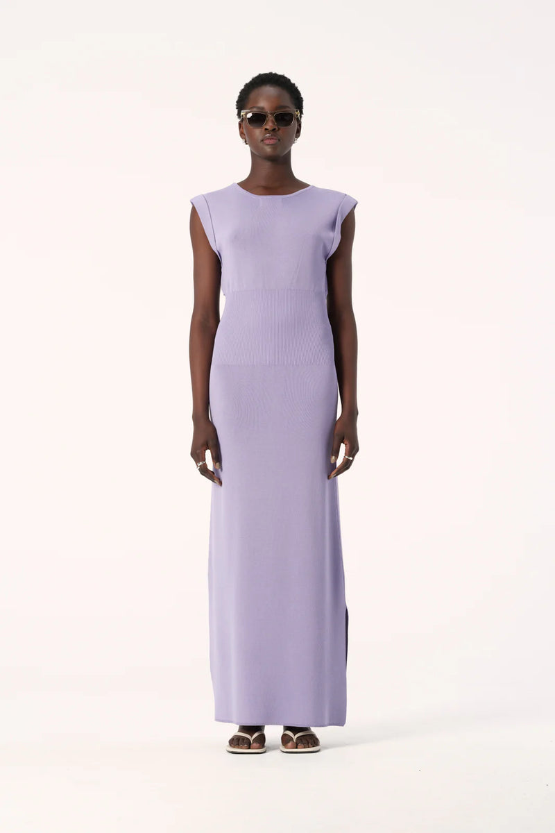 Elka Collective HEATHER KNIT DRESS in Lilac