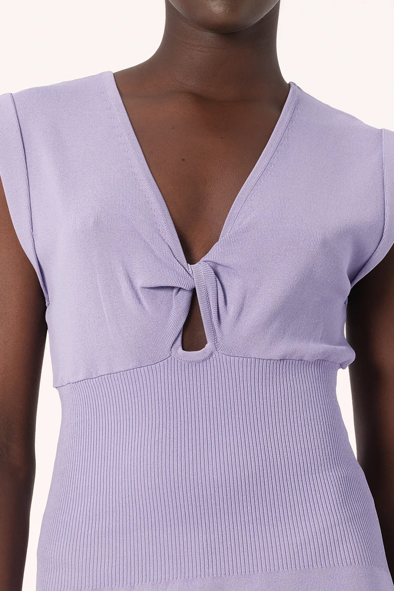 Elka Collective HEATHER KNIT DRESS in Lilac