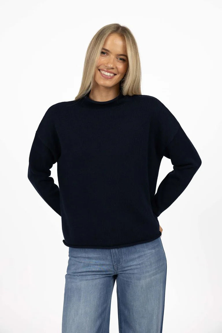 DIVINE JUMPER in Navy by Humidity Lifestyle