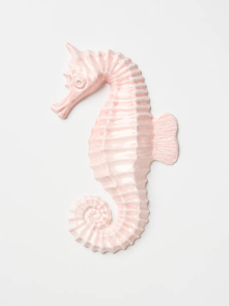 ICON PETAL PINK SEAHORSE | Wall Art by Jones & Co