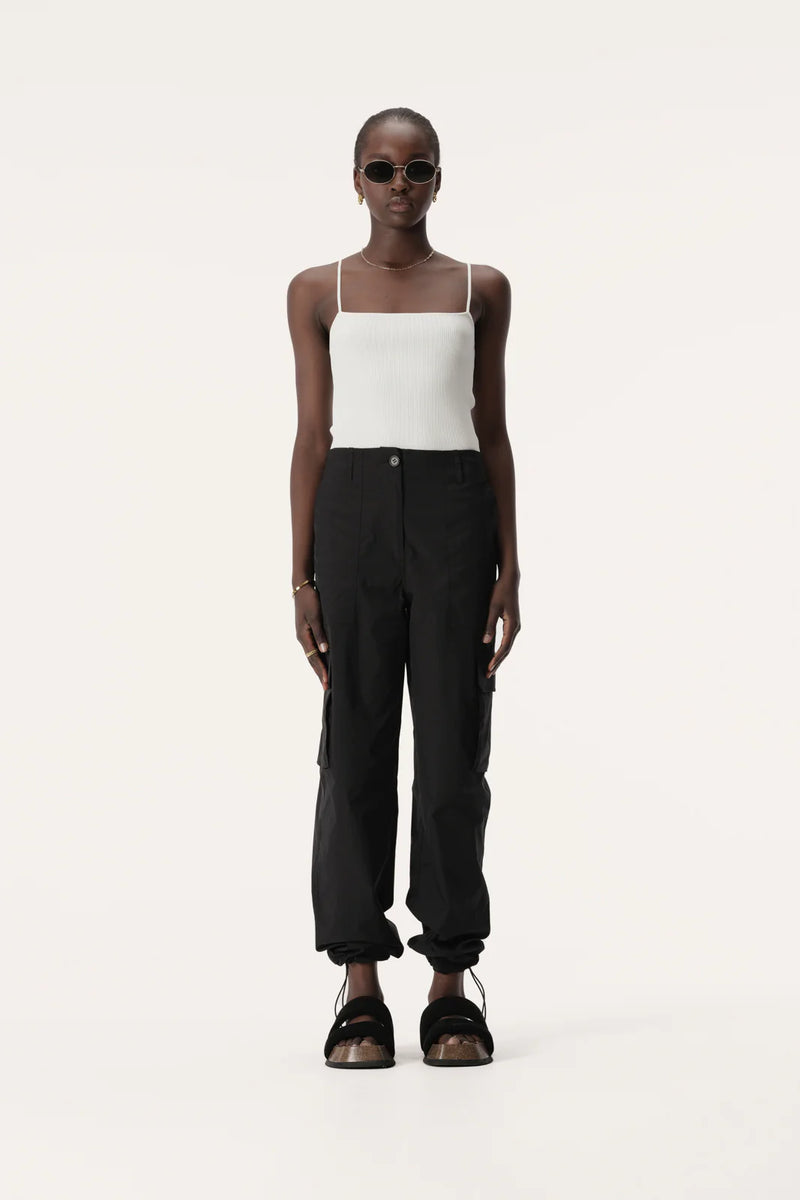 Elka Collective TAMSYN CARGO PANT in Black